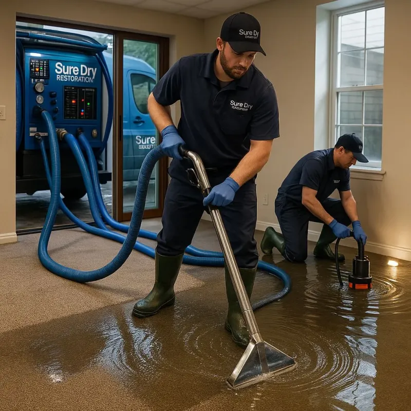 Water Extraction and Removal process in Saint Leo, FL